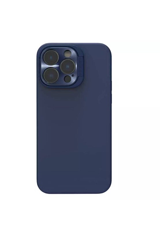 Apple iPhone 14 Pro Max için Lens Wing Manyetik iPhone kılıfı - Mavi