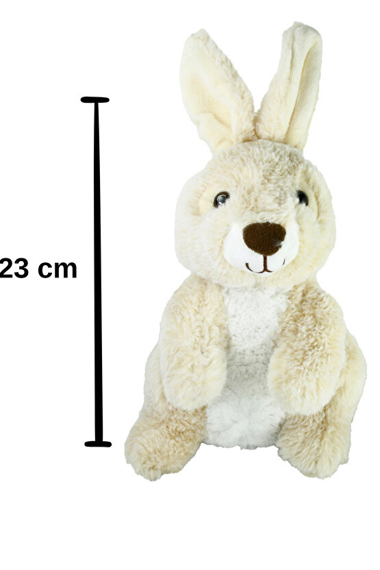 Sevgililer Gününe Özel Oyuncak Peluş 23 cm Oturan Tavşan