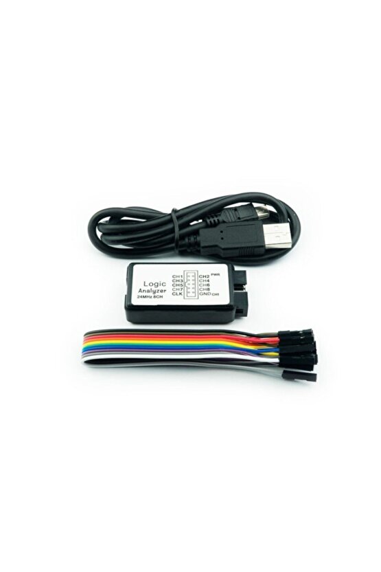 Usb Lojik Analizör - 24 Mhz 8 Kanal, Saleae Logic Analyzer