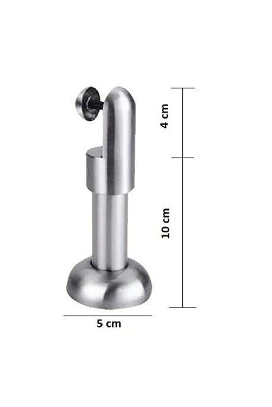 2 Adet Paslanmaz Çelik Çap 5 X 10 Cm Kabin Ayağı - Inox