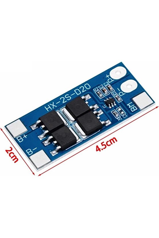 2s 13A Bms 18650 Lityum Pil Şarj Koruma Devresi