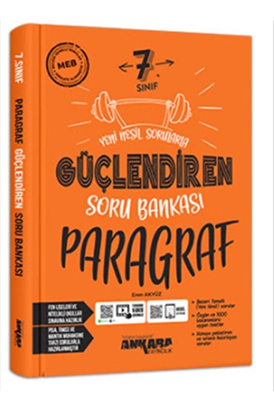 7. Sınıf Paragraf Güçlendiren Soru Bankası & 7. Sınıf Matematik Güçlendiren Soru Bankası