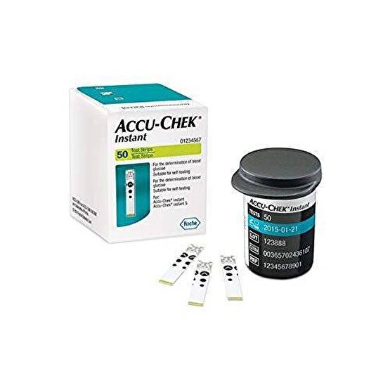 Accu-Chek İnstant Şeker Ölçüm Stribi 1 Kutu