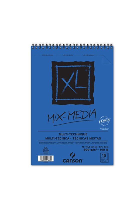 Xl Mix Media A5 300gr 15yp Çok Amaçlı Çizim Blok  200001872