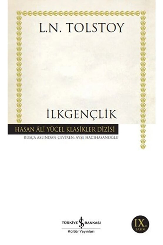 Tolstoy Ilk Gençlik