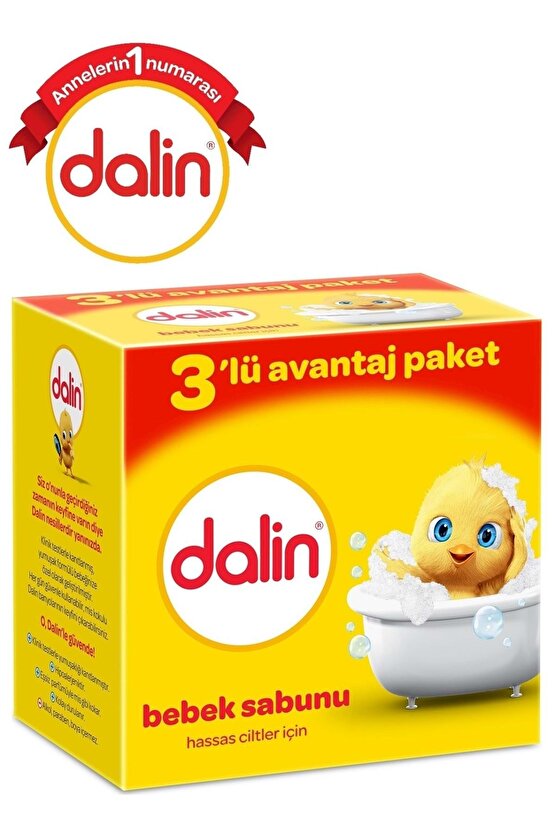 Bebek Sabunu 100Gr 24 Lü Set Hassas Ciltler İçin Kutu (8Pk*3)