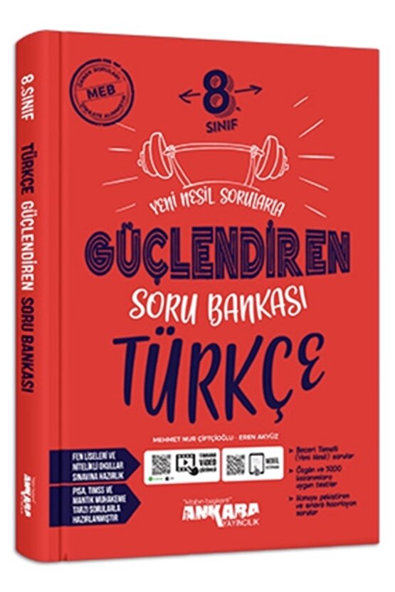 8. Sınıf Fen Bilimleri Güçlendiren Soru Bankası & 8. Sınıf Türkçe Güçlendiren Soru Bankası