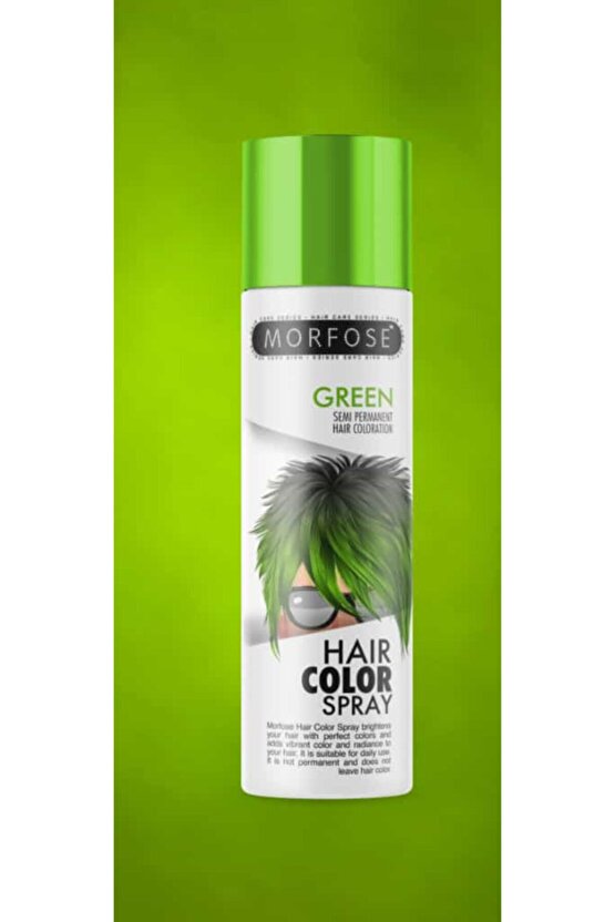 Hair Color Spray 150ml Green (yeşil) Saç Spreyi Mech Kırmızı