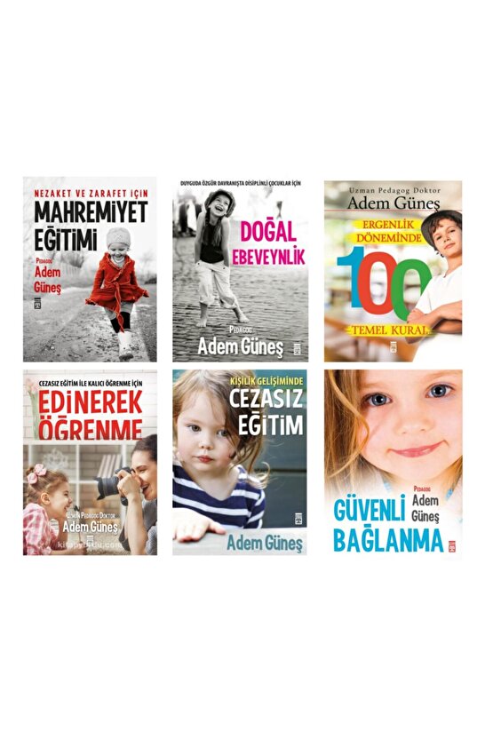 Çocuk Eğitimi Seti - Adem Güneş - 12 Adet Kitap - Çocuk Psikolojisi - Çocuk Gelişimi