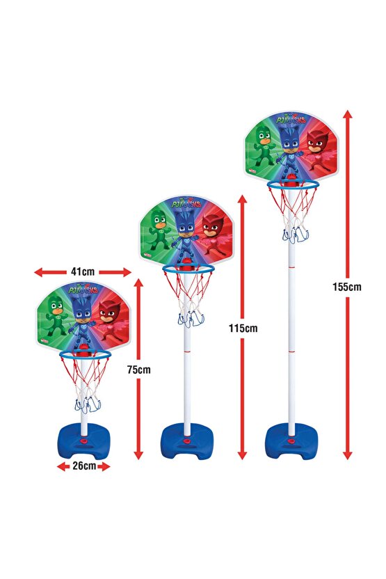 Pj Masks Ayaklı Basketbol Potası Seti - Spor Oyuncakları - Basketbol Oyuncakları - Basket Seti