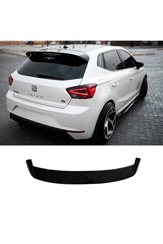 Seat ibiza bagaj üstü spoiler pianoblack boyalı 2017+