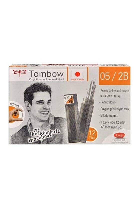Tombow 2b 05 Uç 12li Paket