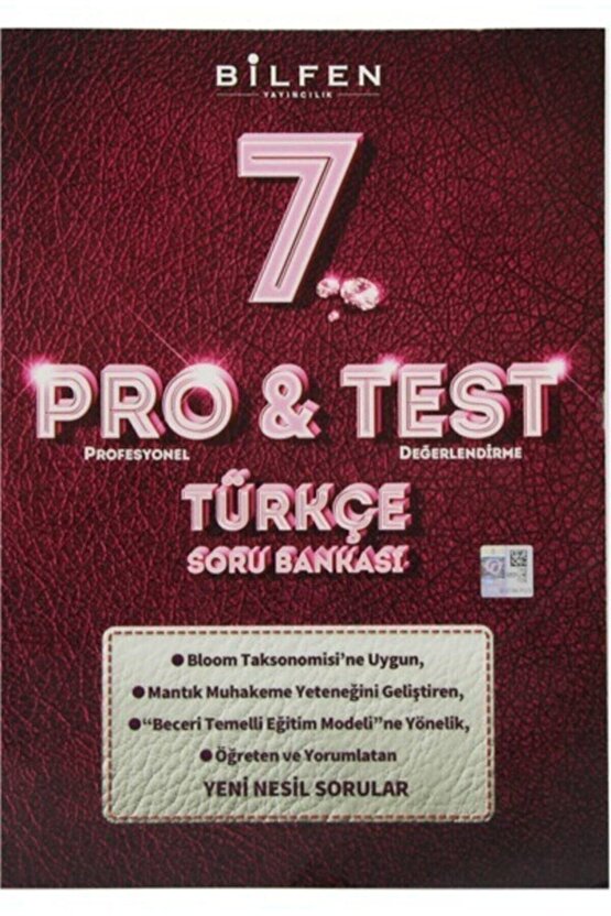 Bilfen Protest 7.sınıf Türkçe Soru Bankası 2023-2024 Müfredat
