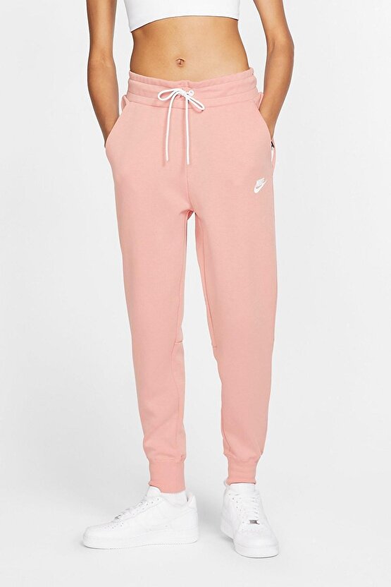 Sportwear Tech Fleece Pink Trousers Pembe Eşofman Altı