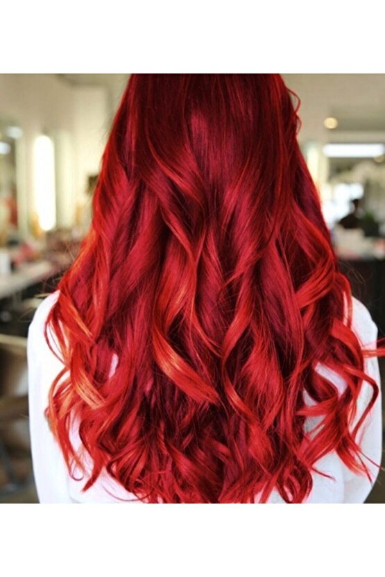 Kadın Için Çilek Kızılı Renk Saç Boyası Avantajlı 3 Adet 3 Adet Oksidan