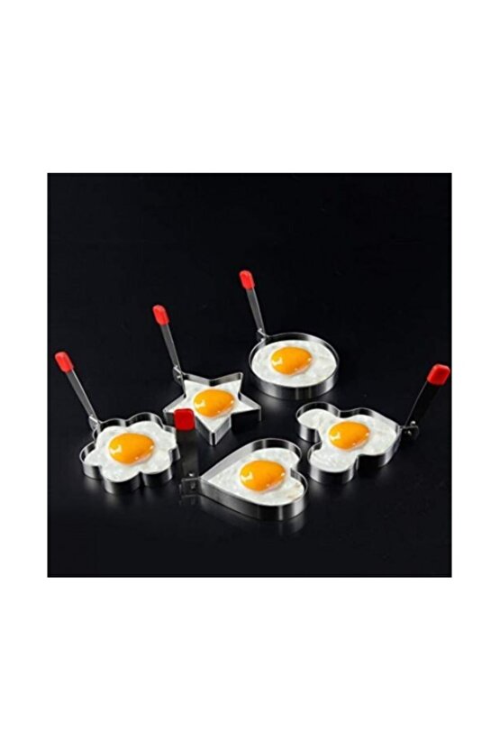Omlet Ve Krep Pişirme Kalıbı 5 Değişlik Model Bir Arada