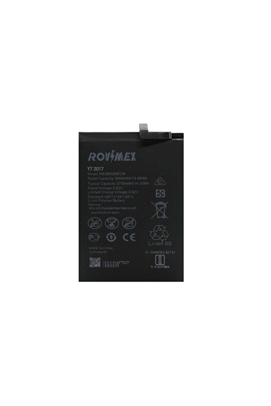 Huawei Y7 2017 Rovimex Batarya Pil