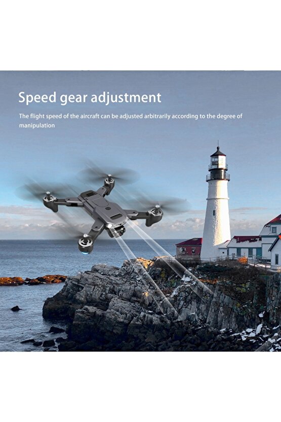 Çift Kameralı Drone Led Işıklı Wifi App Ve Uzaktan Kumanda Kontrollü Quadcopter Katlanabilir Şarjlı