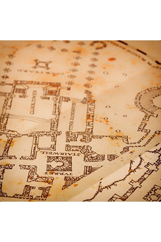 Çapulcu Haritası Lisanslı Parşömen Kağıt