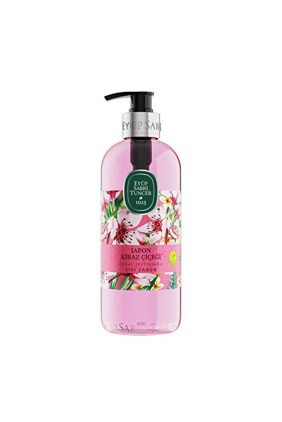 Japon Kiraz Çiçeği Doğal Zeytinyağlı Sıvı Sabun 500 ml