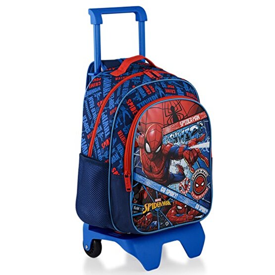 Spiderman Çekçekli Okul Çantası 48116