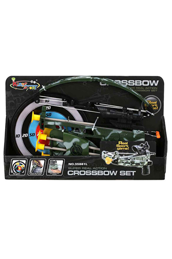 Crossbow Askeri Ok Seti Tabancalı Otomatik Ok Fırlatıcı