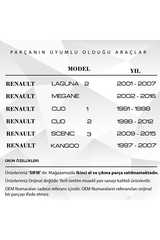 Renault  Scenic 3 Uyumlu İçin Triger Kayışı Kapağı