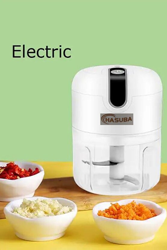 Mini Elektrikli Blender Gıda Doğrayıcı Meyve ve Sebze Yiyecek Hazırlama Mutfak Rondo (YEDEK BIÇAKLI)