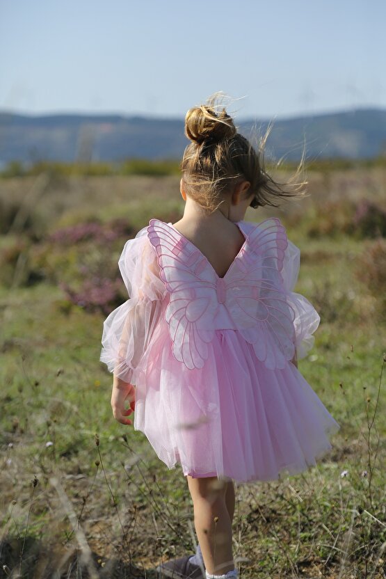 Kız Bebek Kız Çocuk Doğum Günü Parti Düğün Elbise Tüllü Tütü Astarlı Çocuk Giyim bebek giyim Elbuznk