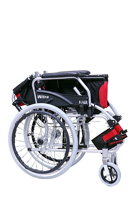 WİTRA Yüksek kalite alüminyum manuel tekerlekli sandalye yetişkinler için