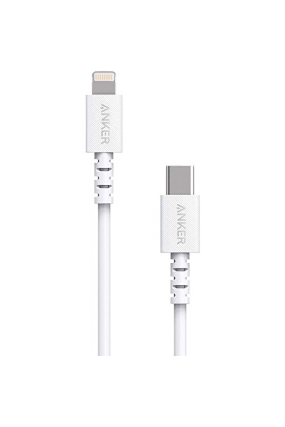 PowerLine Select USB-C Lightning DataŞarj Kablosu beyaz 1.8 Metre