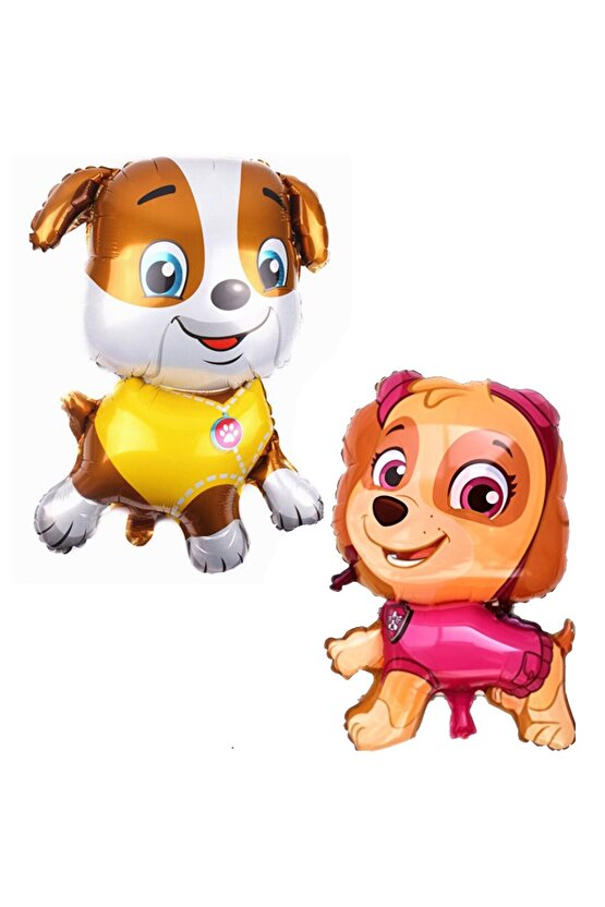 Paw Patrol 8 Yaş Balon Set Paw Petrol Marshall Chase Skye Rubble Doğum Günü Parti Folyo Balon Seti