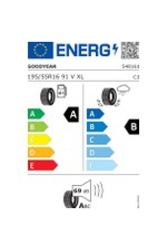 19555 R16 91v Xl Efficientgrip Performance Binek Yaz Lastiği ( Üretim Yılı: 2024 )