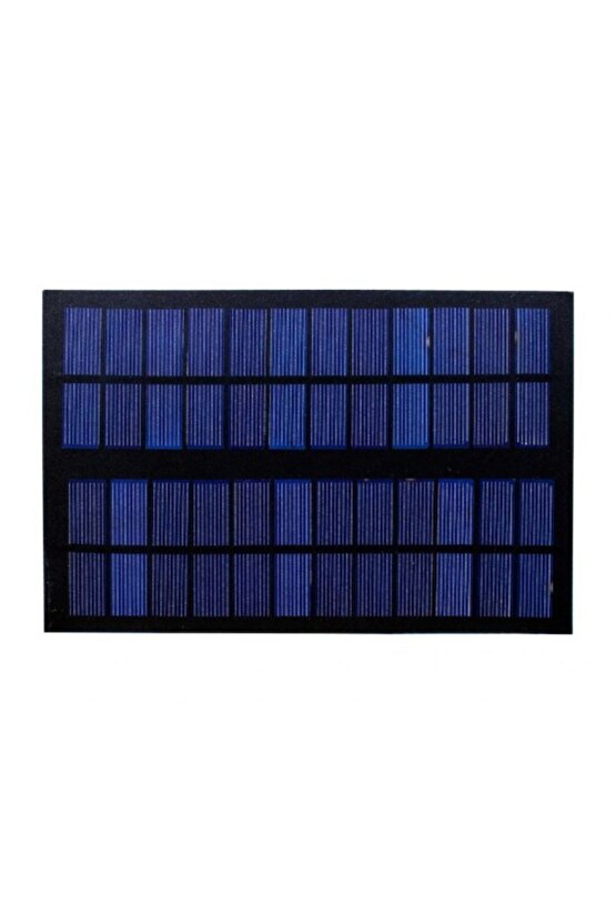 Güneş Paneli 20cmx13cm 12 Volt 500 Mah + Ve - Uç Kablolu Solar 6 Watt
