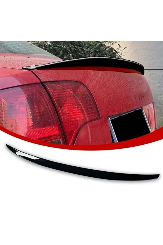 Audi a4 bagaj üstü spoiler pianoblack boyalı 2002  2008