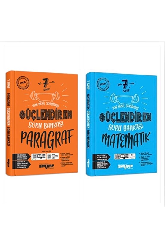 7. Sınıf Paragraf Güçlendiren Soru Bankası & 7. Sınıf Matematik Güçlendiren Soru Bankası