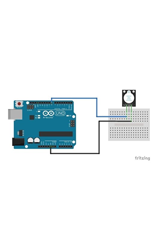 Arduino Aktif Buzzer Modülü, Raspberry 5v Manyetik Ses