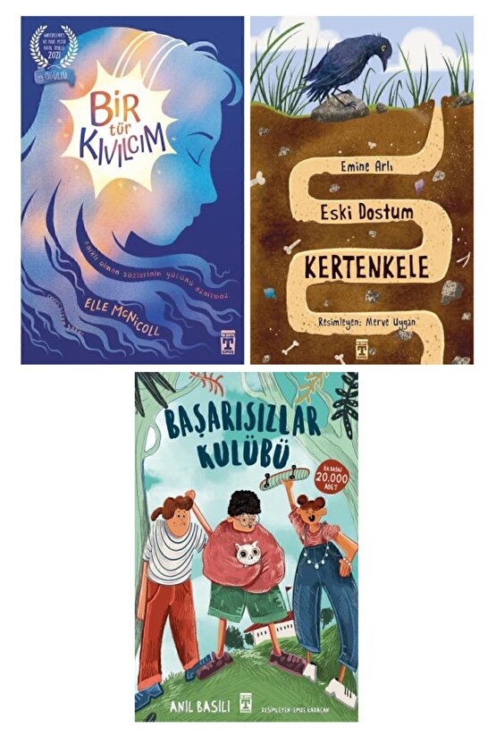 Bir Tür Kıvılcım + Eski Dostum Kertenkele - Başarısızlar Kulübü 3 Kitap Set