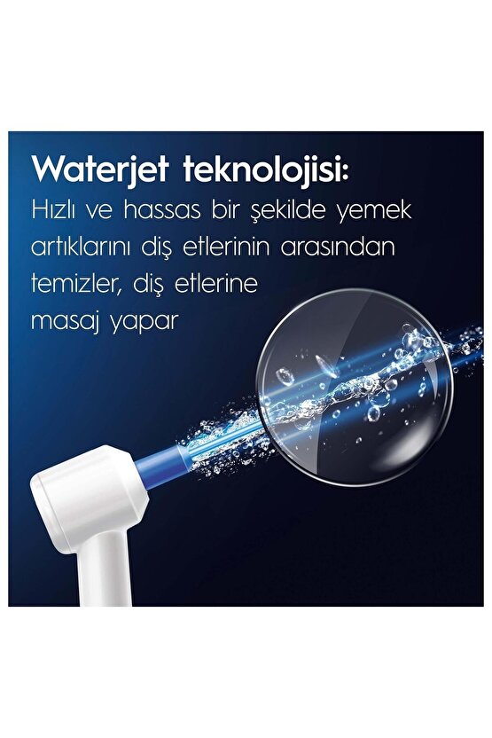 Ağız Sağlığı Merkezi Ağız Duşu, 1 Oxyjet Başlığı, 1 Waterjet Başlığı