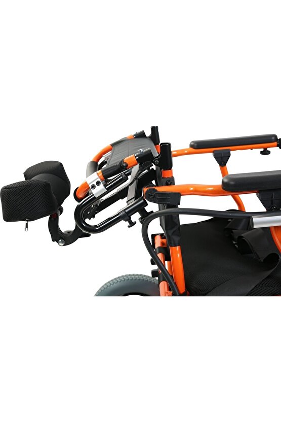 Tekerlekli Iskemle A-311f Fonksiyonel Ultra Hafif Pratik Katlanır Akülü Tekerlekli Sandalye