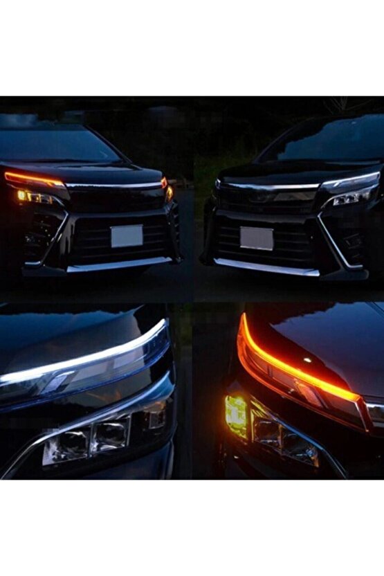 Hyundai Accent Uyumlu Milenyum Kasa Far Üstü Kayar Led Selamlamalı