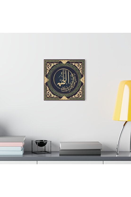 Arapça Yazı Kuran-ı Kerim İslam Cam Tablo Duvar Dekoru 10