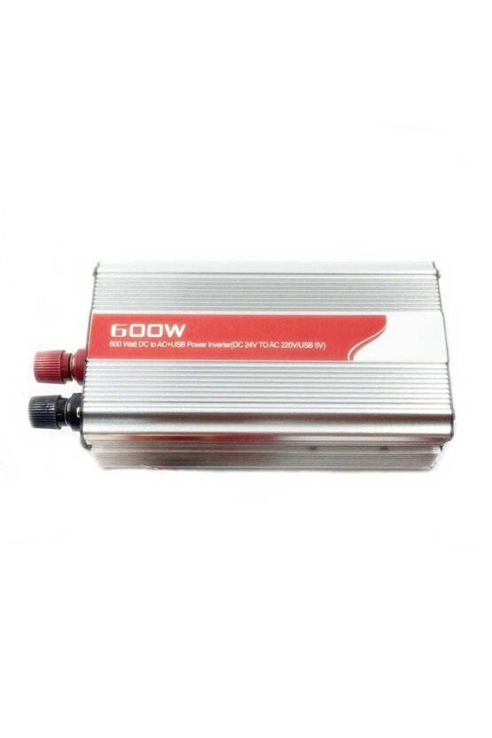 İnverter Dönüştürücü Usbli 24v-220v 600 Watt  Icca94