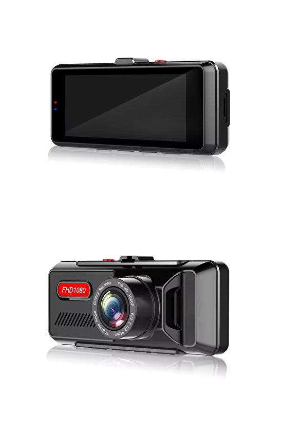 ARAÇ İÇİ KAMERA 1080P GERİ GÖRÜŞ KAMERALI KAYIT CİHAZI CAR DVR DASH CAM