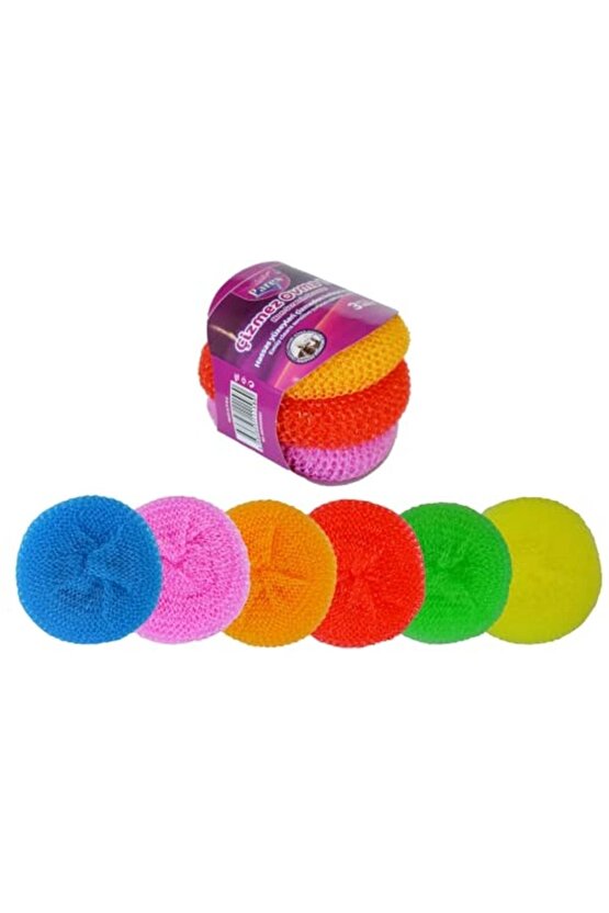 Parex Çizmez Ovma Teli 6 Adet Non Scratch Scourer 6 Pcs