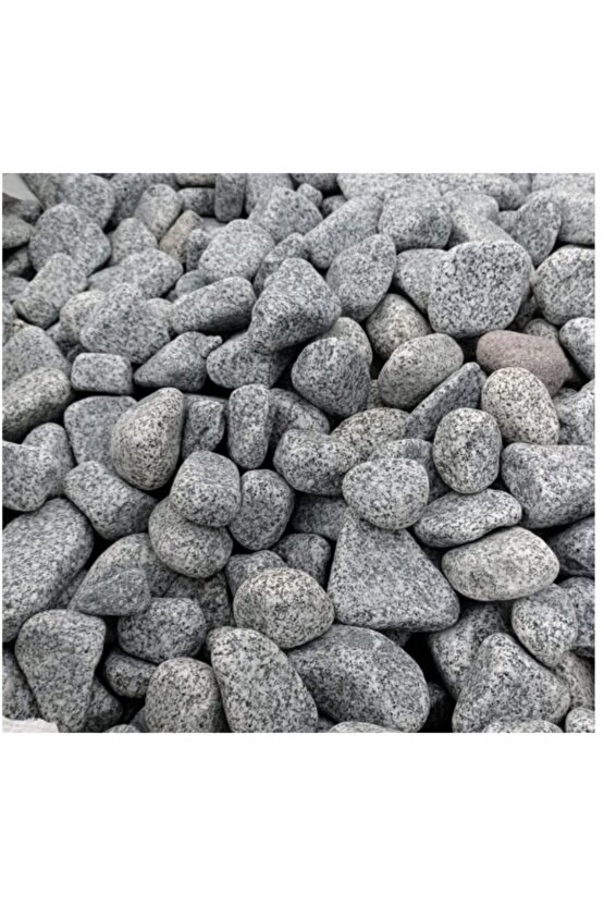 Gri Granit Doğal Dekoratif Peyzaj Süs Taşı 5 kg 4-6 cm