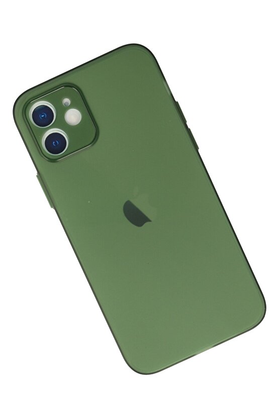 NewFace Newface iPhone 12 Kılıf Puma Silikon - Yeşil SN7511