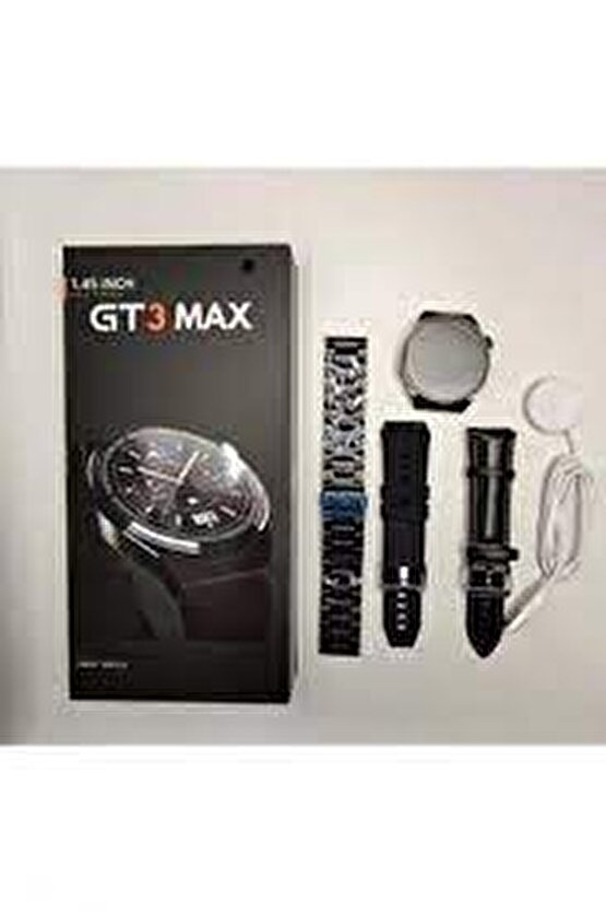 GT3 MAX Android & IOS Uyumlu Akıllı Saat ( 3 Kordonlu ) 