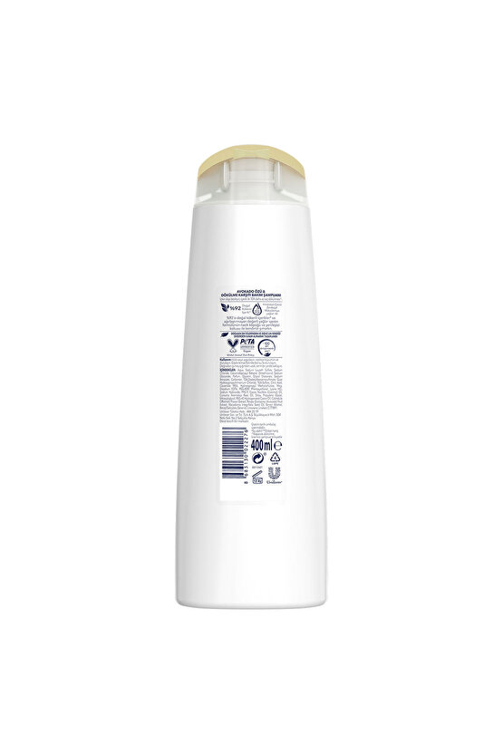 Ultra Care Saç Bakım Şampuanı Dökülme Karşıtı Bakım Avokado Özü 400 ml X3 Adet