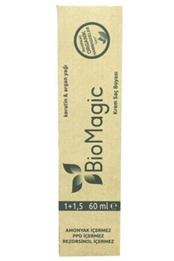 Keratin Ve Arganlı Amonyaksız Doğal Saç Boyası 3-0 Koyu Kahve 60 ml Boya Ve Oksidan 90 ml